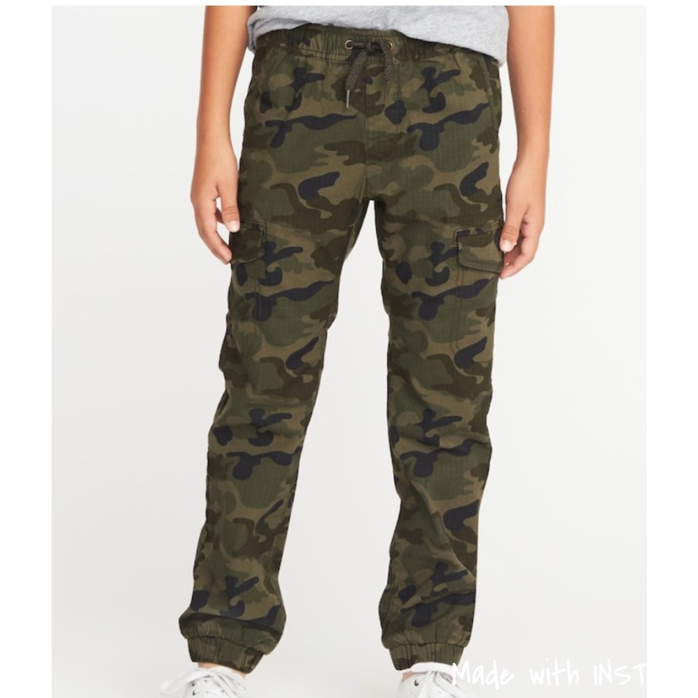 Old Navy Boys Flex Ripstop Cargo Joggers NWOT